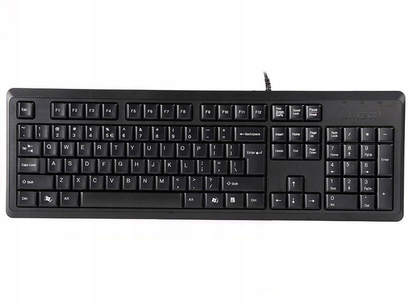 A4Tech KR-92 USB počítačová klávesnica čierna